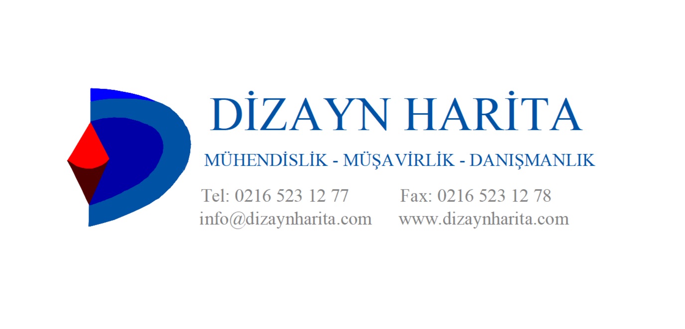 Dizayn Harita İletişim Görseli